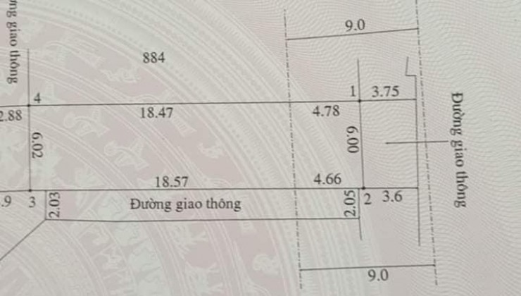 Cần bán lô đất 3 mặt tiền, kiệt ô tô giá rẽ trung tâm TP Đông Hà, Quảng Trị.